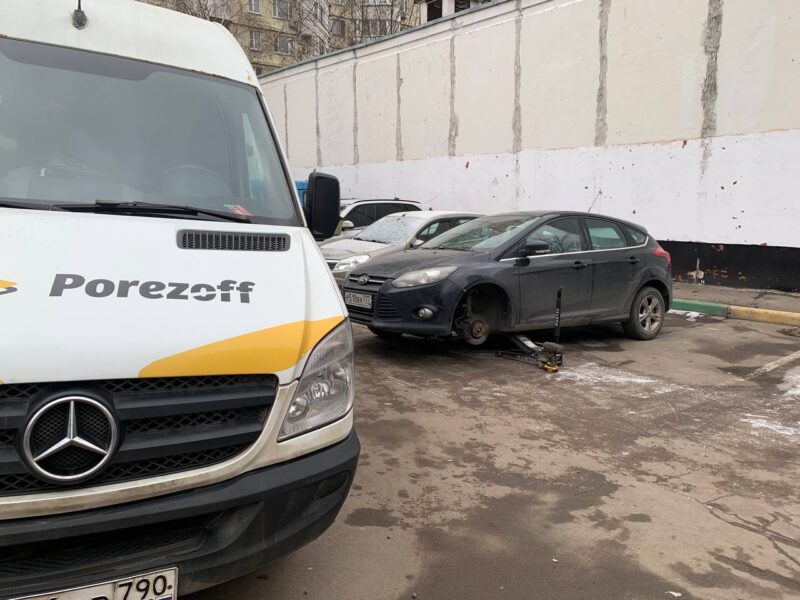 Смена покрышек